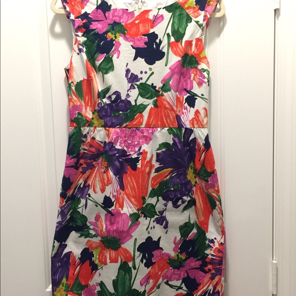 J crew floral dress